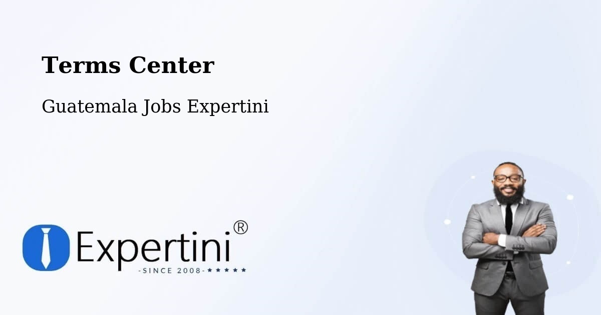 Terms of Service – Morales - Guatemala Jobs Expertini